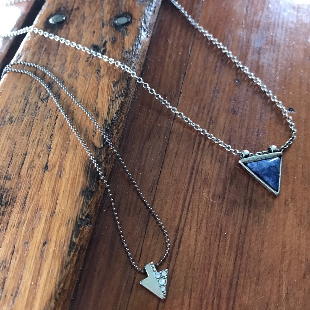 Arrow necklaces and bow necklace